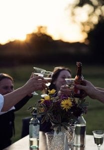 glamping with friends and family