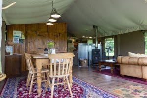 spacious living area