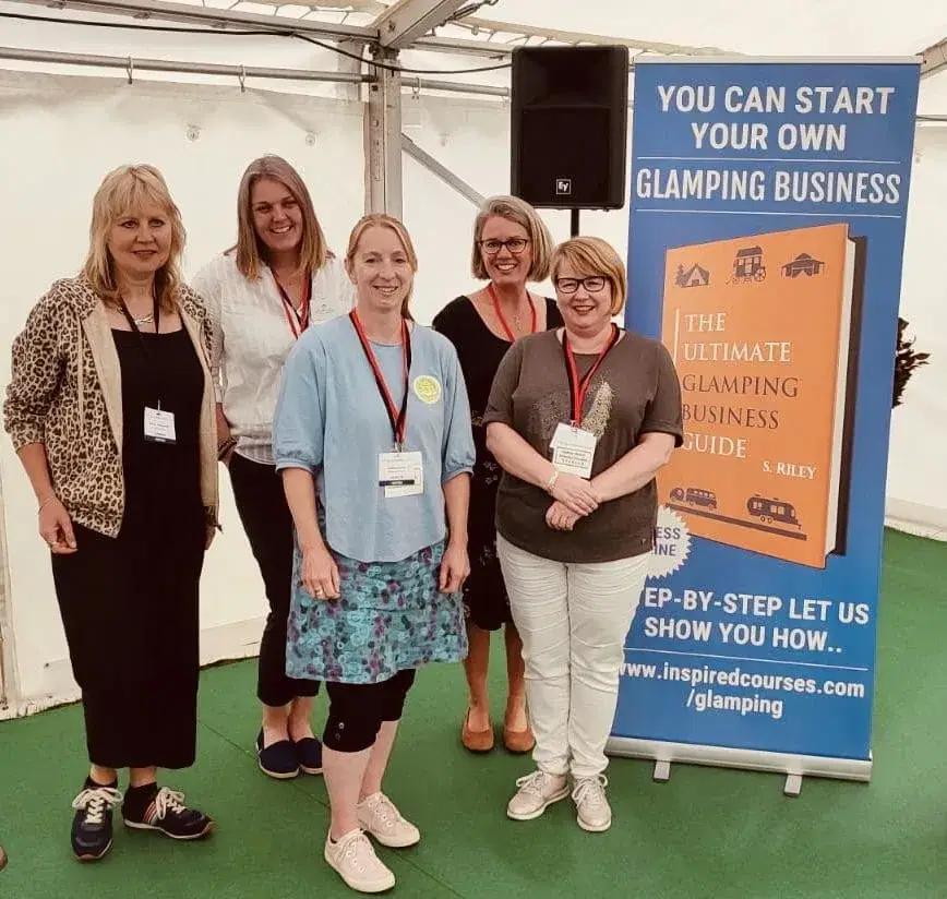 The Glamping show panel with Sarah Riley 2022