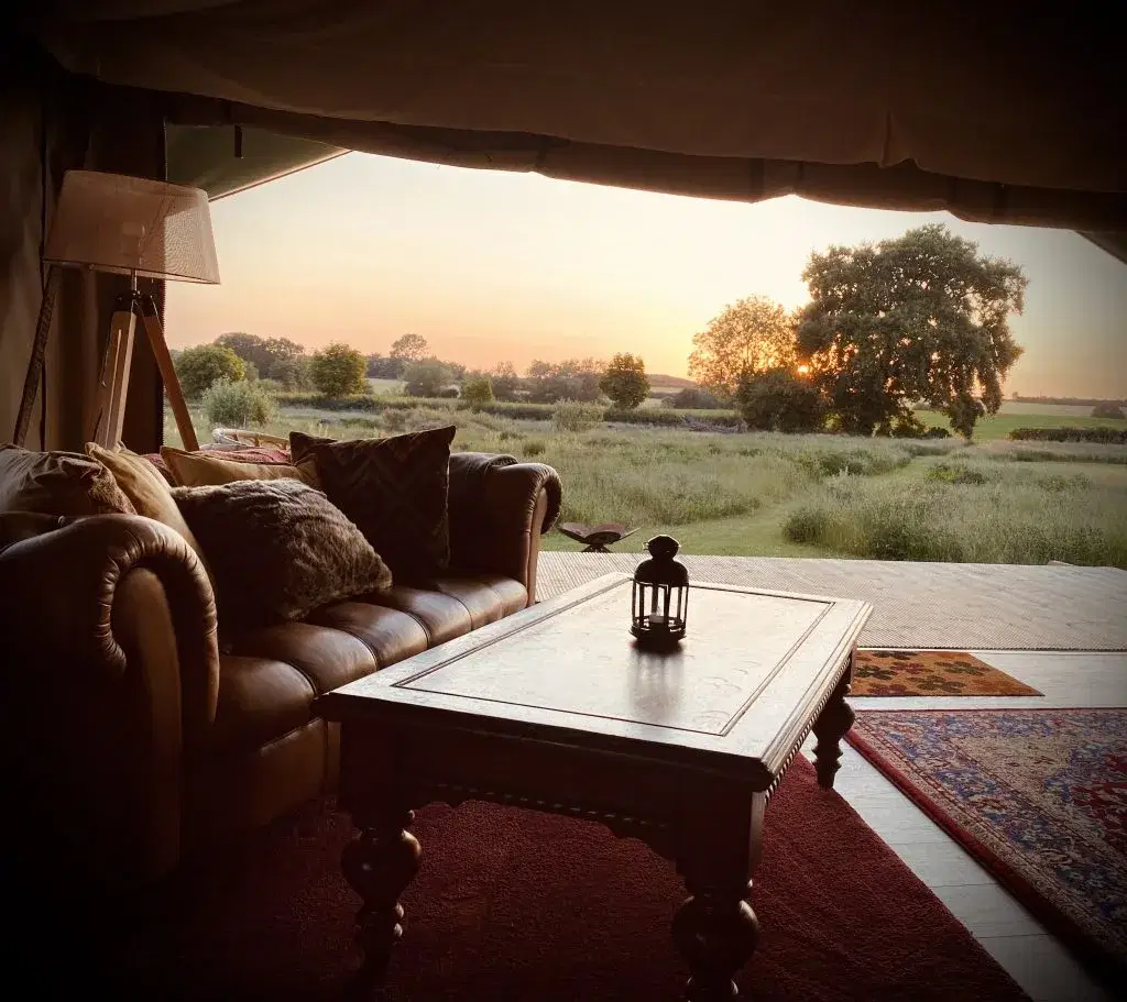 nature therapy and luxury glamping