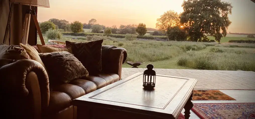 luxury glamping experience