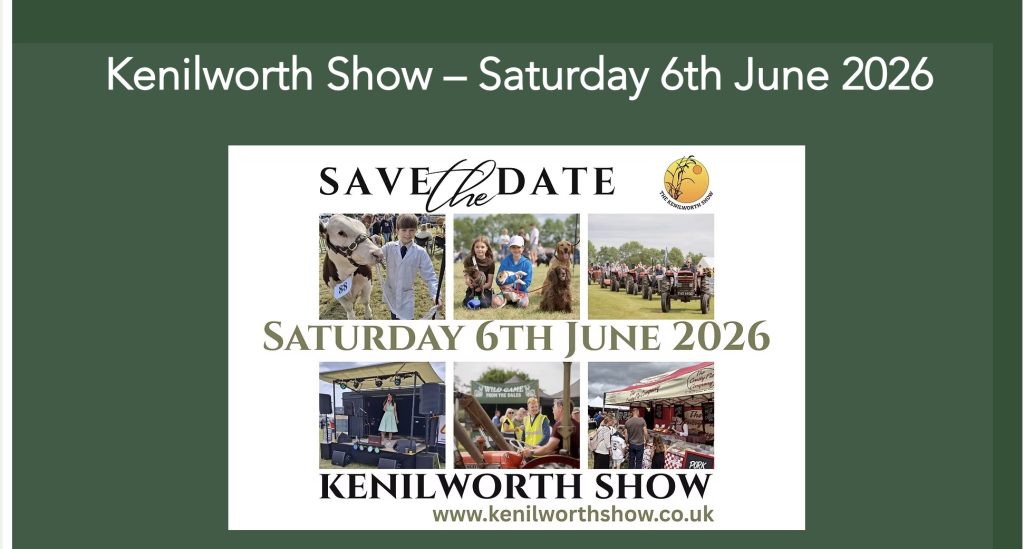 Image and date for the Kenilworth show, warwickshire 2026
