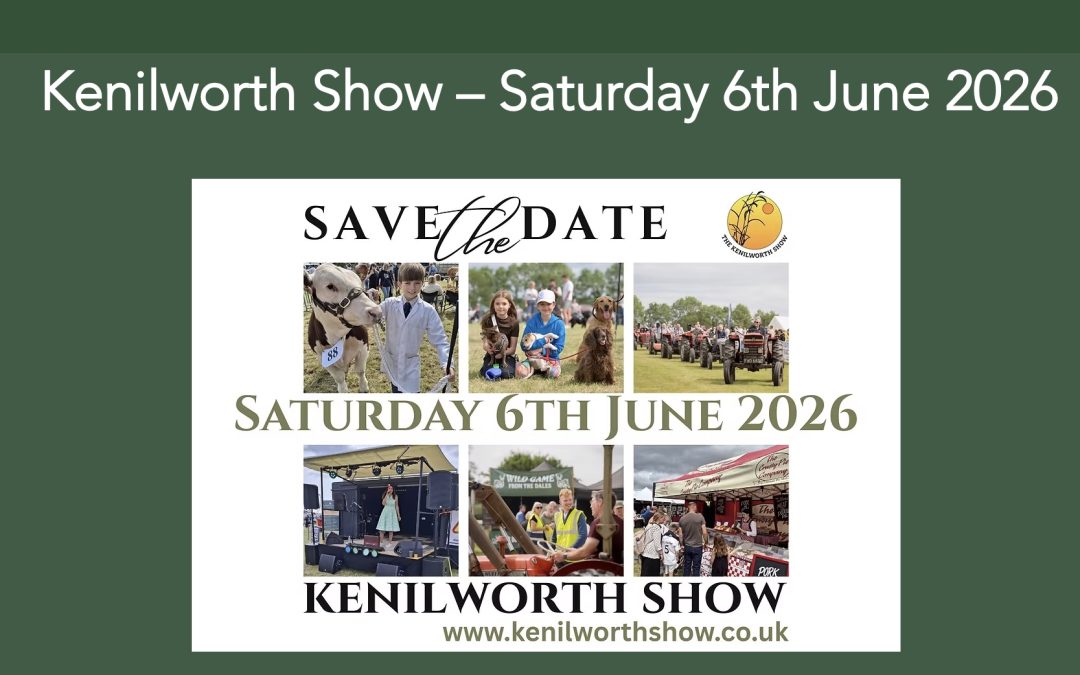Image and date for the Kenilworth show, warwickshire 2026